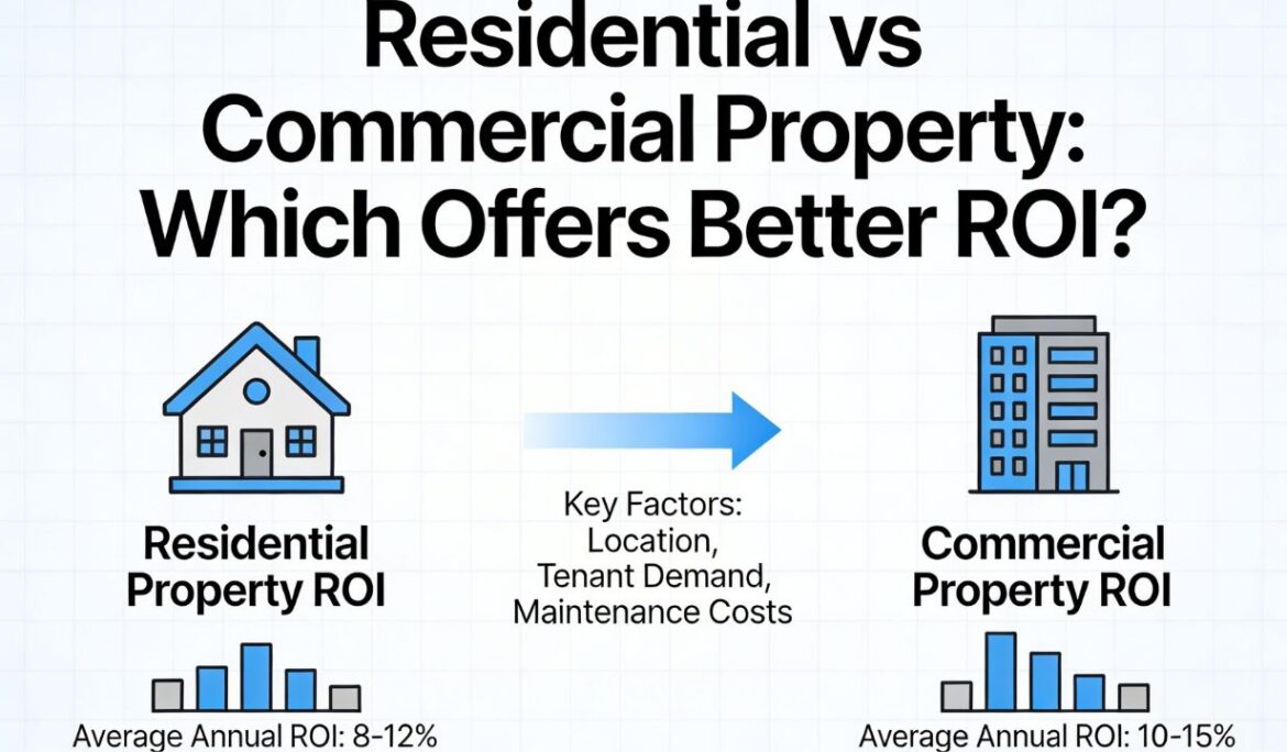 Residential vs Commercial Property: Which Offers Better ROI